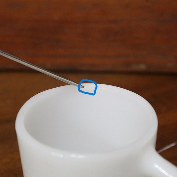 2~Anchor Hocking Fire King Ware USA 1950/60’s Stackable Milk Glass Mug Cups 8oz - Picture 7 of 7